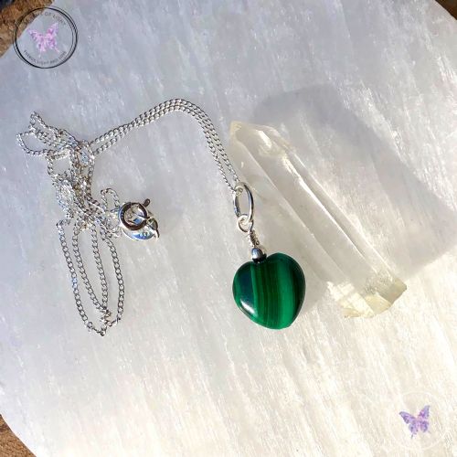 Malachite Heart Pendant